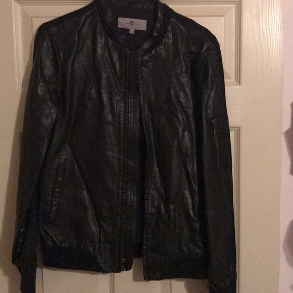 7 For All Mankind Jackets & Blazers - For all 7 mankind leather jacket